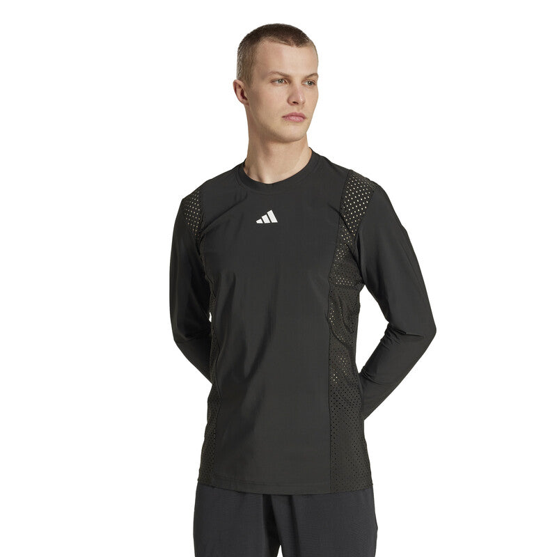 Adidas Freelift Long Sleeve Tee Pro French Open (M) (Black)