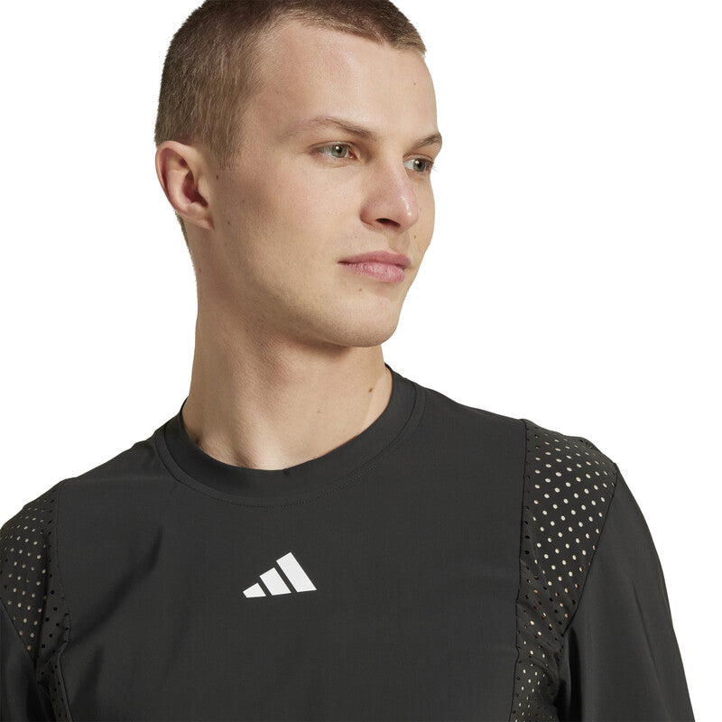 Adidas Freelift Long Sleeve Tee Pro French Open (M) (Black)