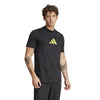 Adidas Tennis Category Graphic Tee (M) (Black)