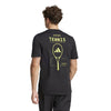 Adidas Tennis Category Graphic Tee (M) (Black)