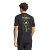Adidas Tennis Category Graphic Tee (M) (Black)