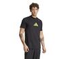 Adidas Tennis Category Graphic Tee (M) (Black)