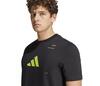 Adidas Tennis Category Graphic Tee (M) (Black)