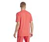 Adidas Tennis Logo Graphic Tee (M) (Red)