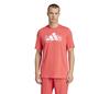 Adidas Tennis Logo Graphic Tee (M) (Red)