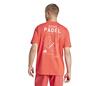 Adidas Padel Category Graphic Tee (M) (Red)