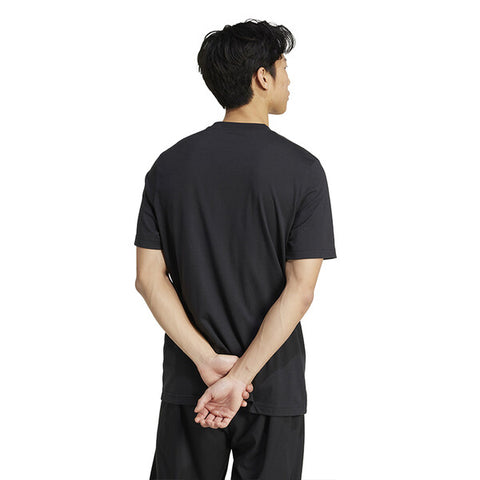 Adidas Tennis Racket Graphic Tee (M) (Black)