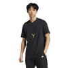 Adidas Tennis Racket Graphic Tee (M) (Black)