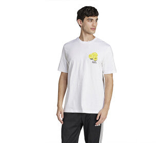 Adidas Lounge Still Life Lemons Graphic Tee (M) (White)