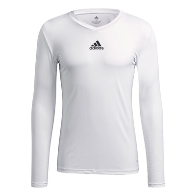 Adidas Team Base Long Sleeve Tee (M) (White)