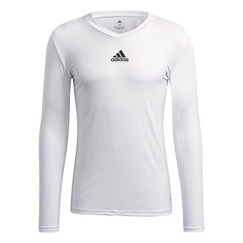 Adidas Team Base Long Sleeve Tee (M) (White)