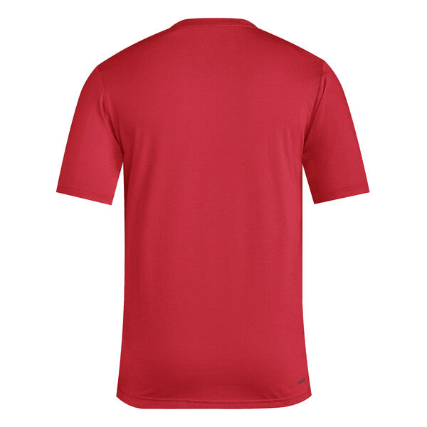 Adidas Train Essentials Feelready Tee (M) (Pure Ruby)
