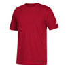 Adidas Short Sleeve Logo Tee (M) (Red)