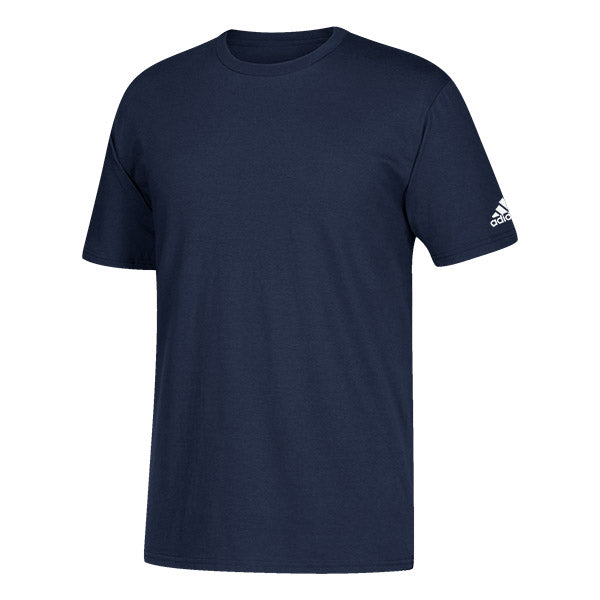 Adidas Short Sleeve Logo Tee (M) (Navy)
