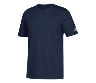 Adidas Short Sleeve Logo Tee (M) (Navy)