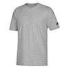 Adidas Short Sleeve Logo Tee (M) (Grey)
