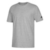 Adidas Short Sleeve Logo Tee (M) (Grey)