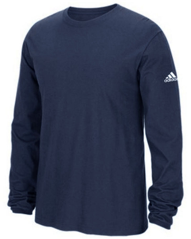 Adidas Long Sleeve Logo Tee (M) (Navy)