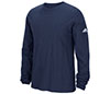Adidas Long Sleeve Logo Tee (M) (Navy)