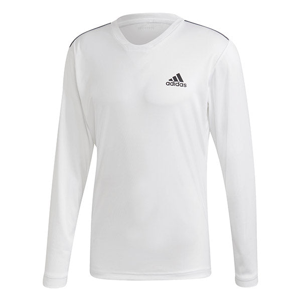 Adidas Uv Protect Long Sleeve Tee (M) (White)