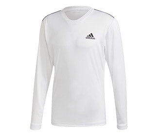 Adidas Uv Protect Long Sleeve Tee (M) (White)