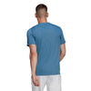 Adidas Club 3 Stripe Tee (M) (Blue)