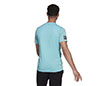 Adidas Club 3 Stripe Tee (M) (Aqua)