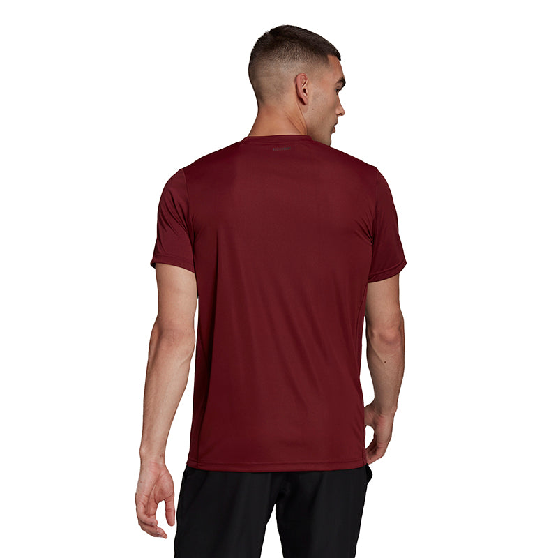 Adidas Club Tee (M) (Dark Red)