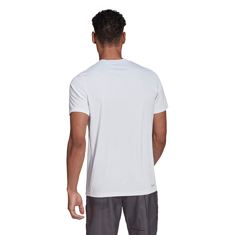 Adidas Club Graphic Tee (M) (White)