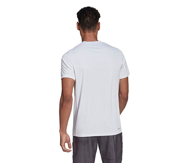 Adidas Club Graphic Tee (M) (White)