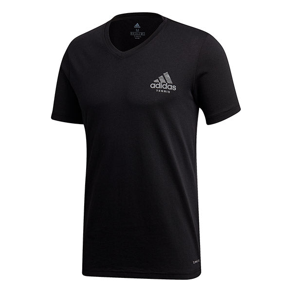 Adidas V-Neck Graphic Tee (M)