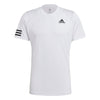 Adidas Club 3 Stripe Tee (M) (White)