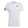 Adidas Club 3 Stripe Tee (M) (White)
