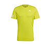 Adidas Club 3 Stripe Tee (M) (Yellow)