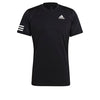 Adidas Club 3 Stripe Tee (M) (Black)