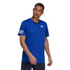 Adidas Club 3 Stripe Tee (M) (Blue)