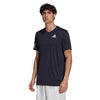 Adidas Club 3 Stripe Tee (M) (Navy)