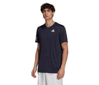 Adidas Club 3 Stripe Tee (M) (Navy)