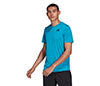 Adidas Club 3 Stripe Tee (M) (Aqua)