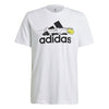 Adidas Tennis Graphic Logo Tee (M) (White)