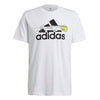Adidas Tennis Graphic Logo Tee (M) (White)