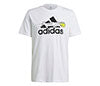 Adidas Tennis Graphic Logo Tee (M) (White)