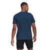 Adidas Tennis Graphic Logo Tee (M) (Navy)