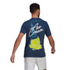 Adidas Tennis Graphic Logo Ao Tee (M) (Navy)