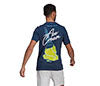 Adidas Tennis Graphic Logo Ao Tee (M) (Navy)