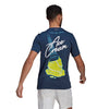 Adidas Tennis Graphic Logo Ao Tee (M) (Navy)