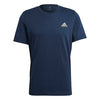 Adidas Tennis Graphic Logo Ao Tee (M) (Navy)