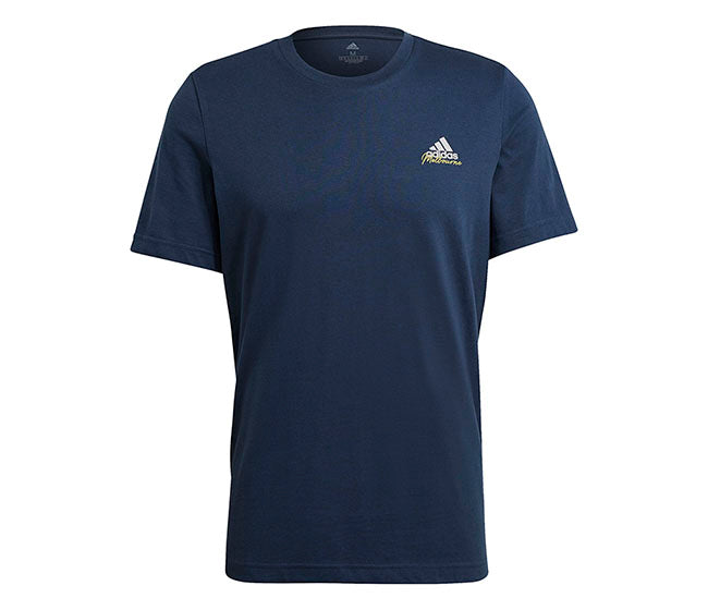 Adidas Tennis Graphic Logo Ao Tee (M) (Navy)