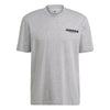 Adidas Tennis Graphic Bball Logo Tee (M) (Grey)