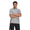 Adidas Tennis Graphic Bball Logo Tee (M) (Grey)